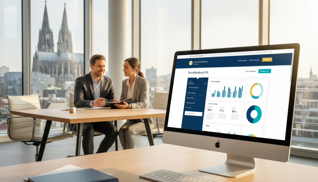 Attraktive Steuerberaterwebseite Köln Attraktive Steuerberaterwebseite Köln